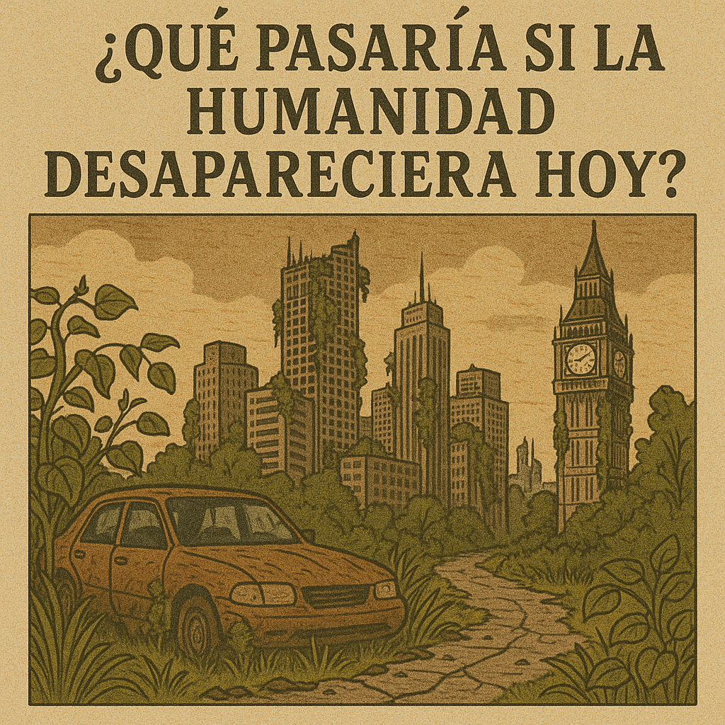 🌍💀 ¿Qué pasaría si la humanidad desapareciera hoy?